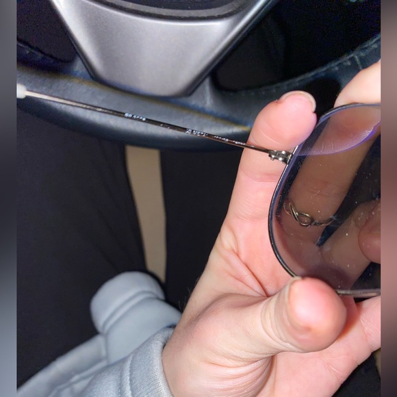 Authentic Purple flash Rayban aviators 58mm - Picture 5 of 6